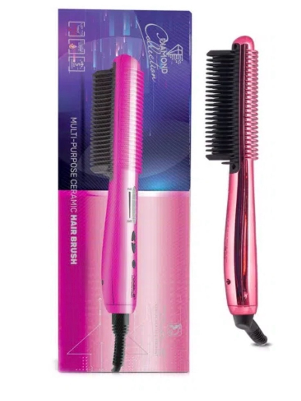 Royale Diamond Collection Multi-Purpose Ceramic Hair Brush